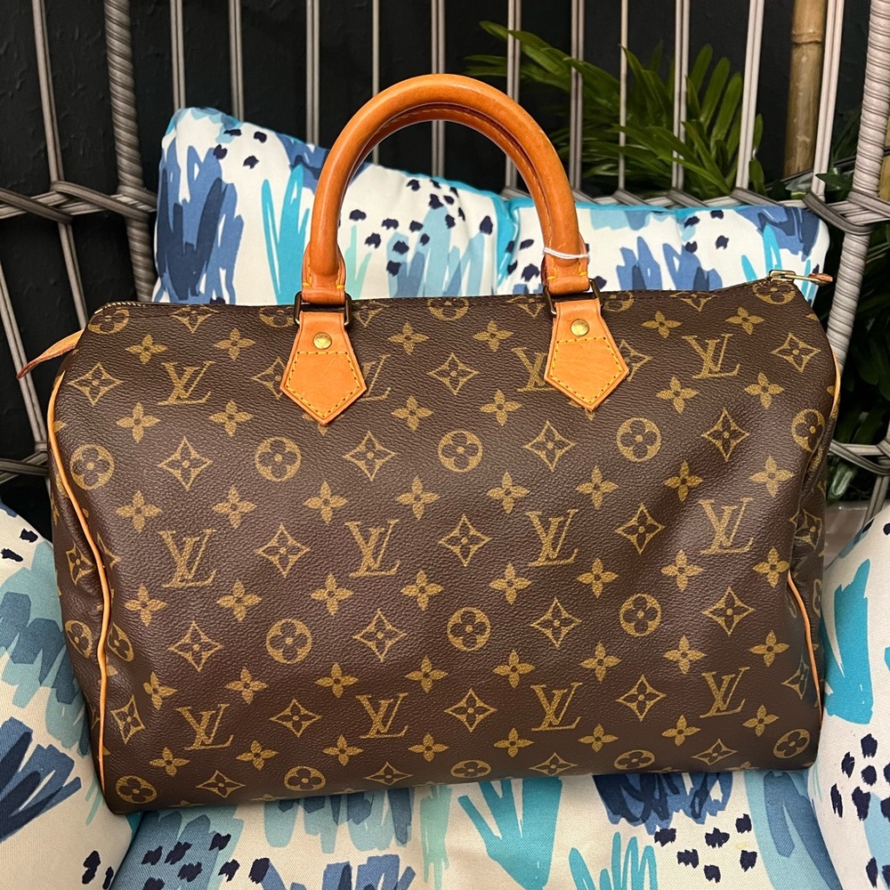 Louis Vuitton Speedy 35 • Vintage 1989•